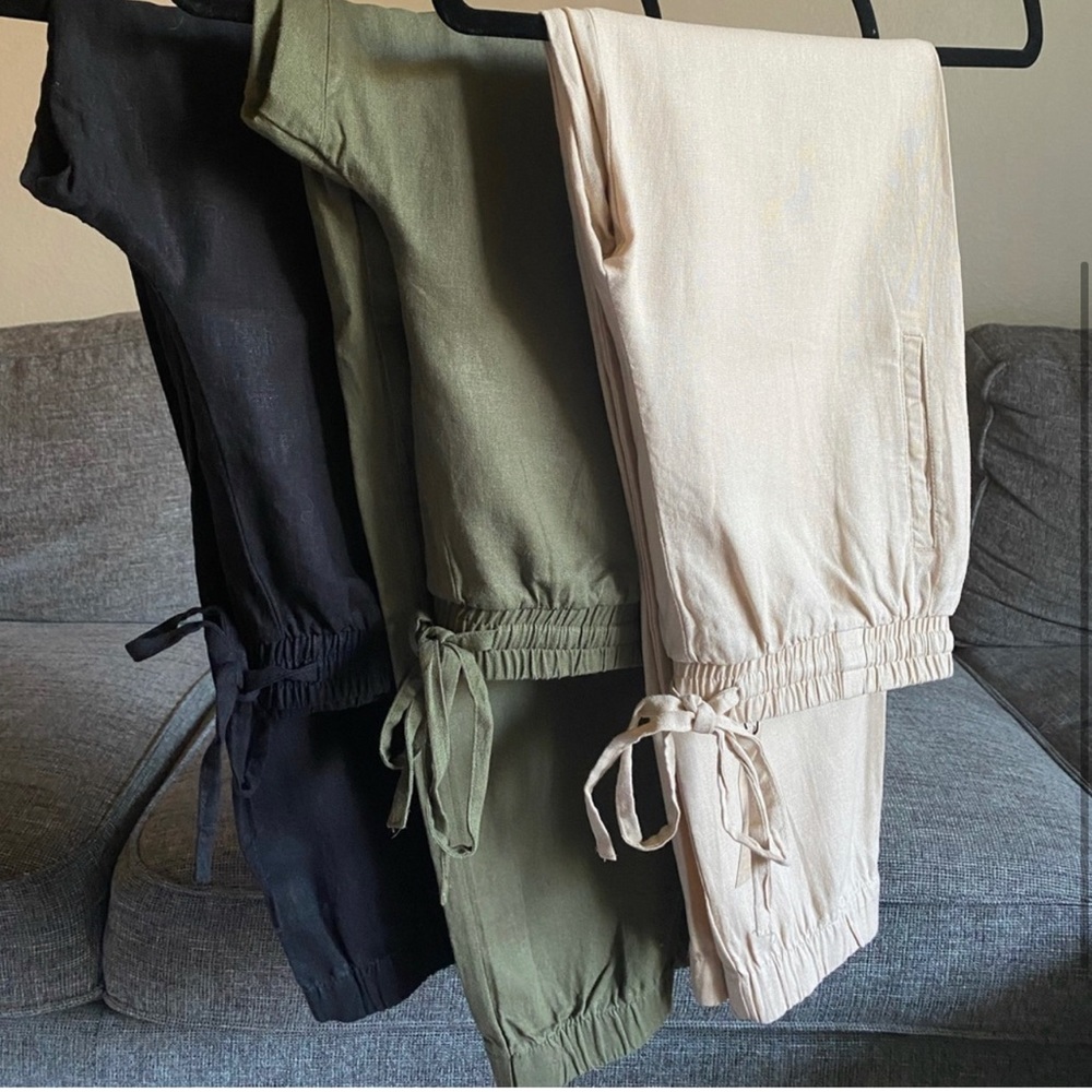 BLACK Drawstring Jogger - Picture 3 of 4